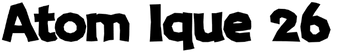Atom Ique 26 - Accueil