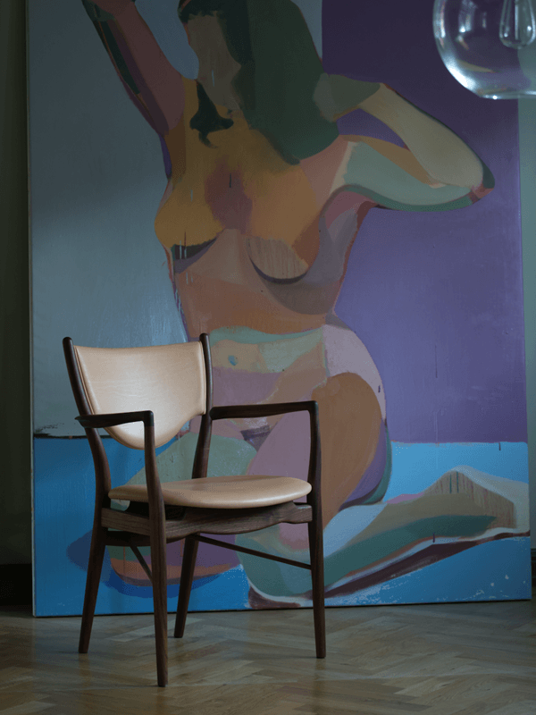 Fauteuil en Noyer