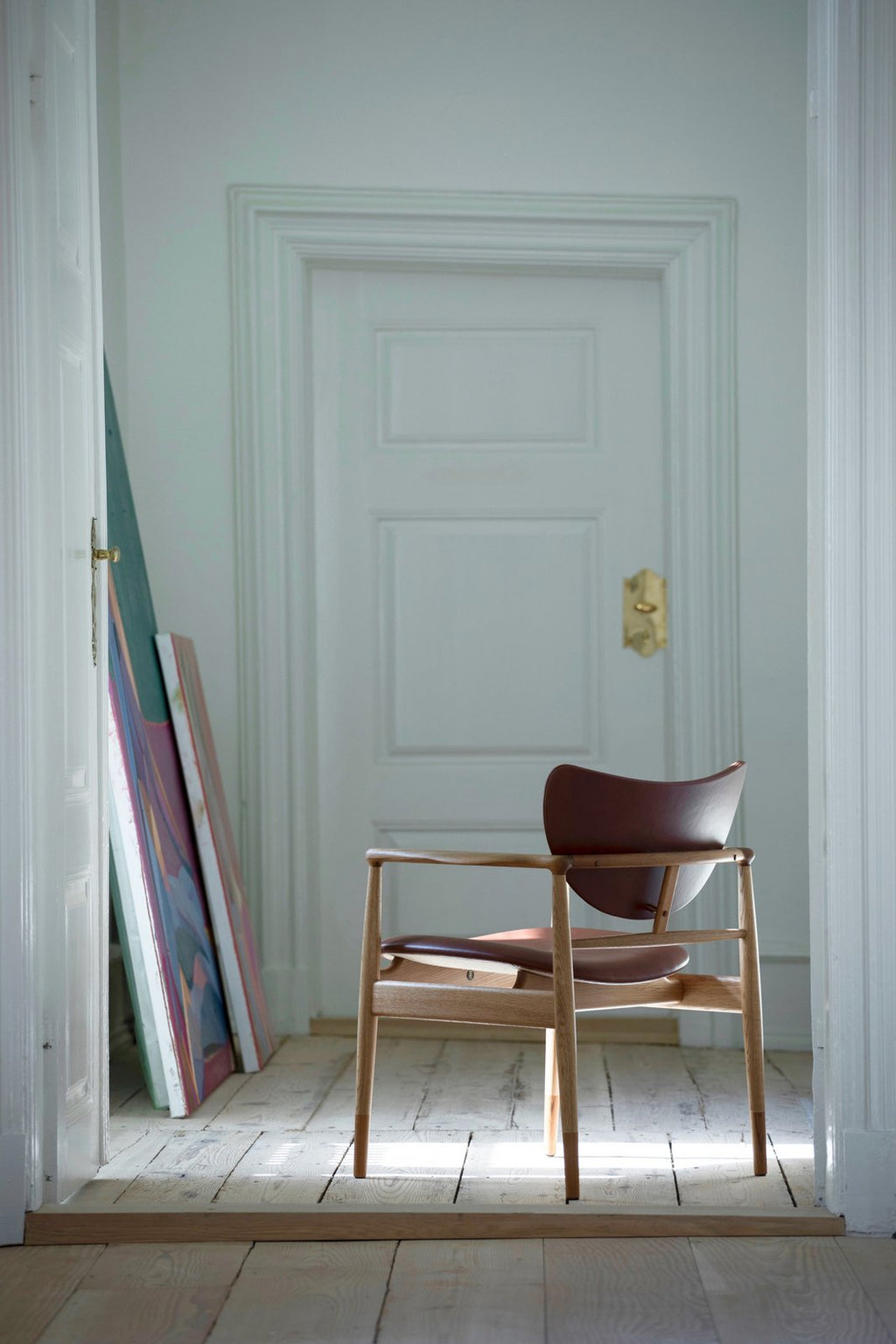 Chaise bicolore