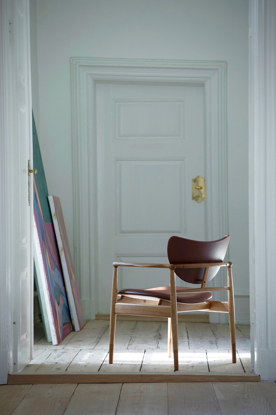 Chaise bicolore