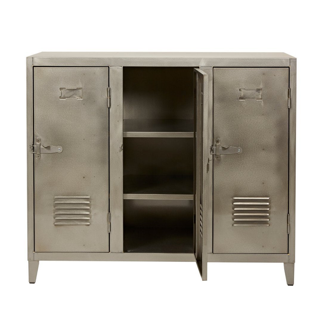 Meuble de rangement bas à quatre portes