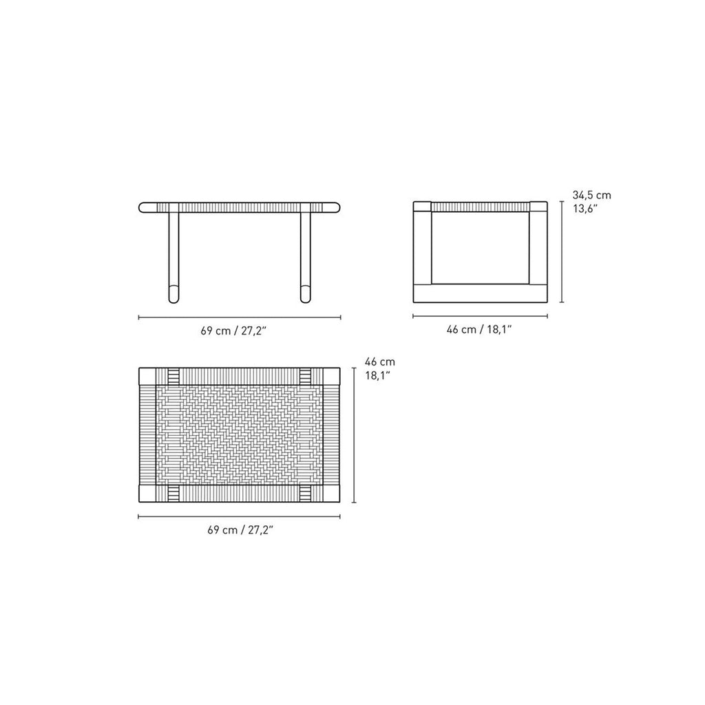 Banc de table compact