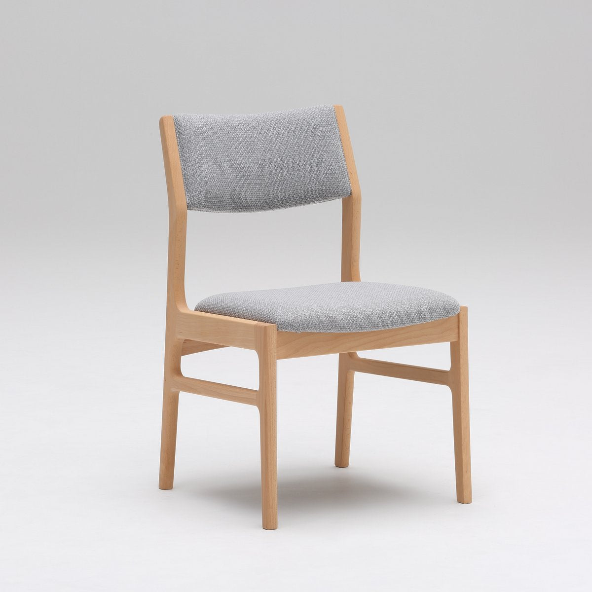 chaise de salle à manger sans accoudoirs gris brume