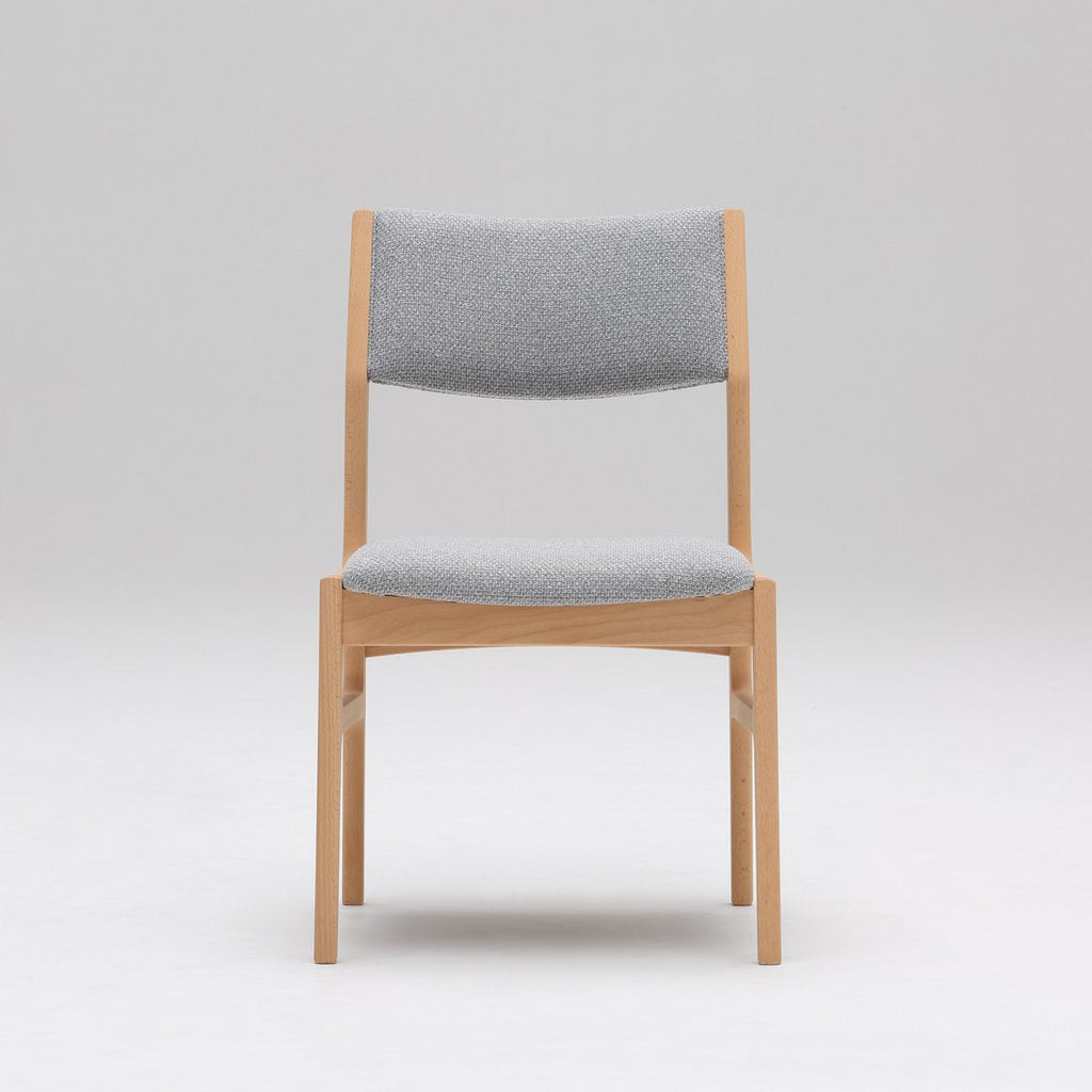chaise de salle à manger sans accoudoirs gris brume