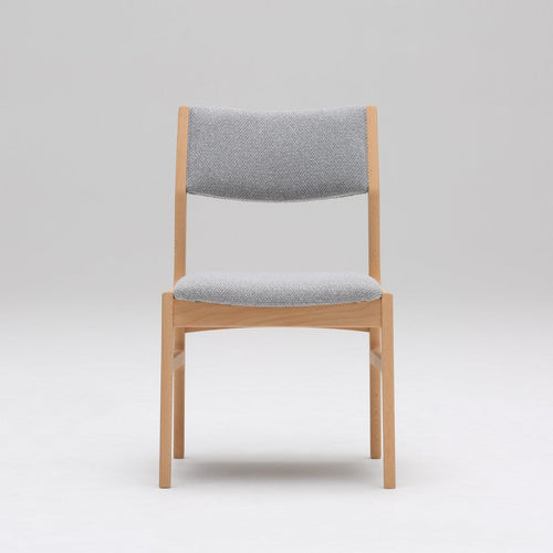 chaise de salle à manger sans accoudoirs gris brume