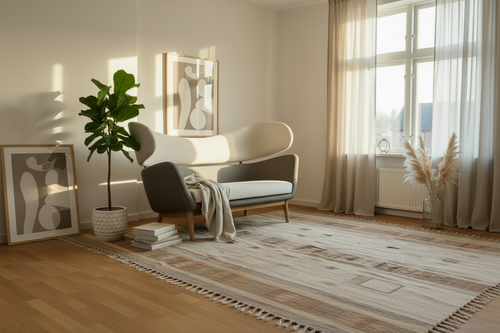 Baker Sofa 居中场景图