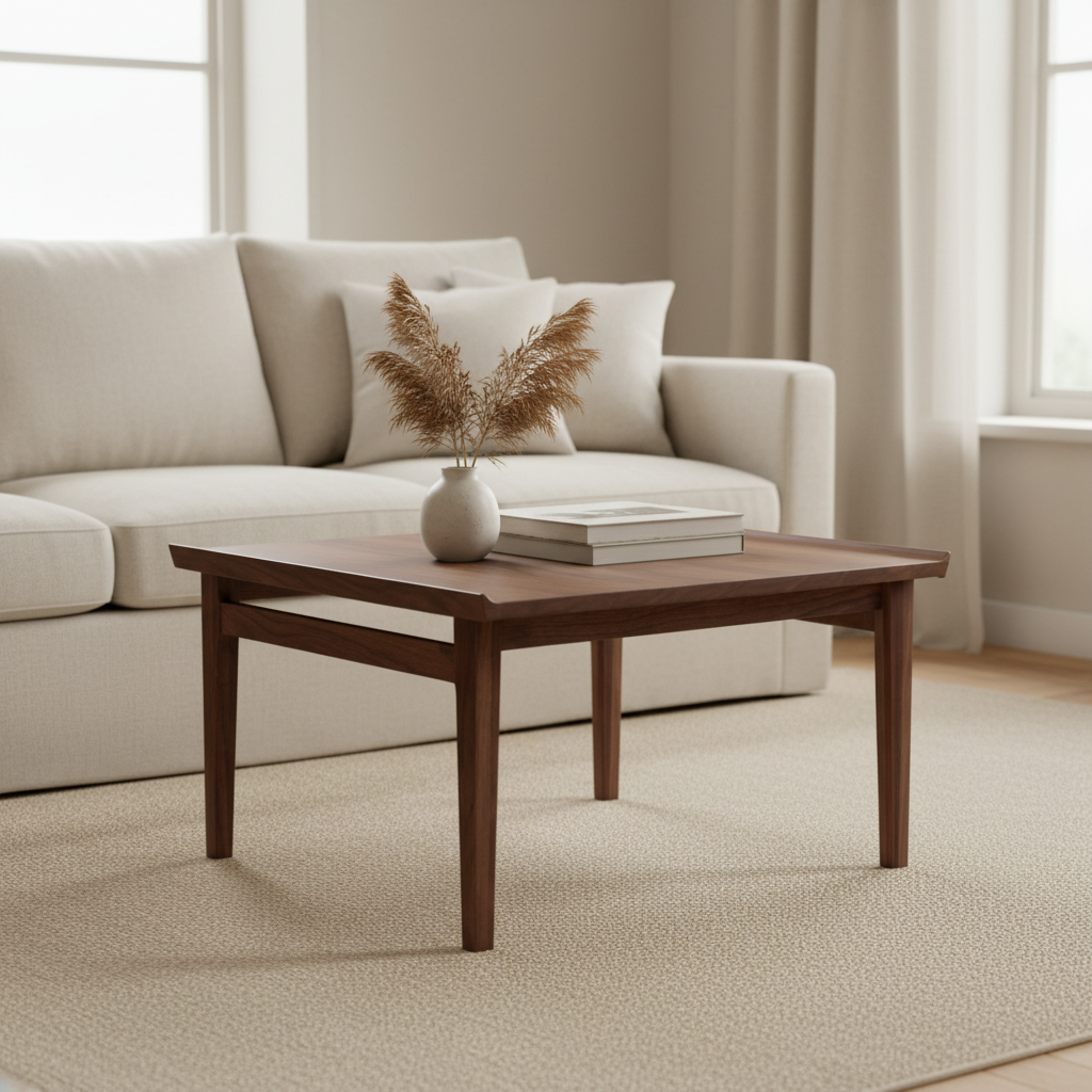 Couch Table in Living Room Scene
